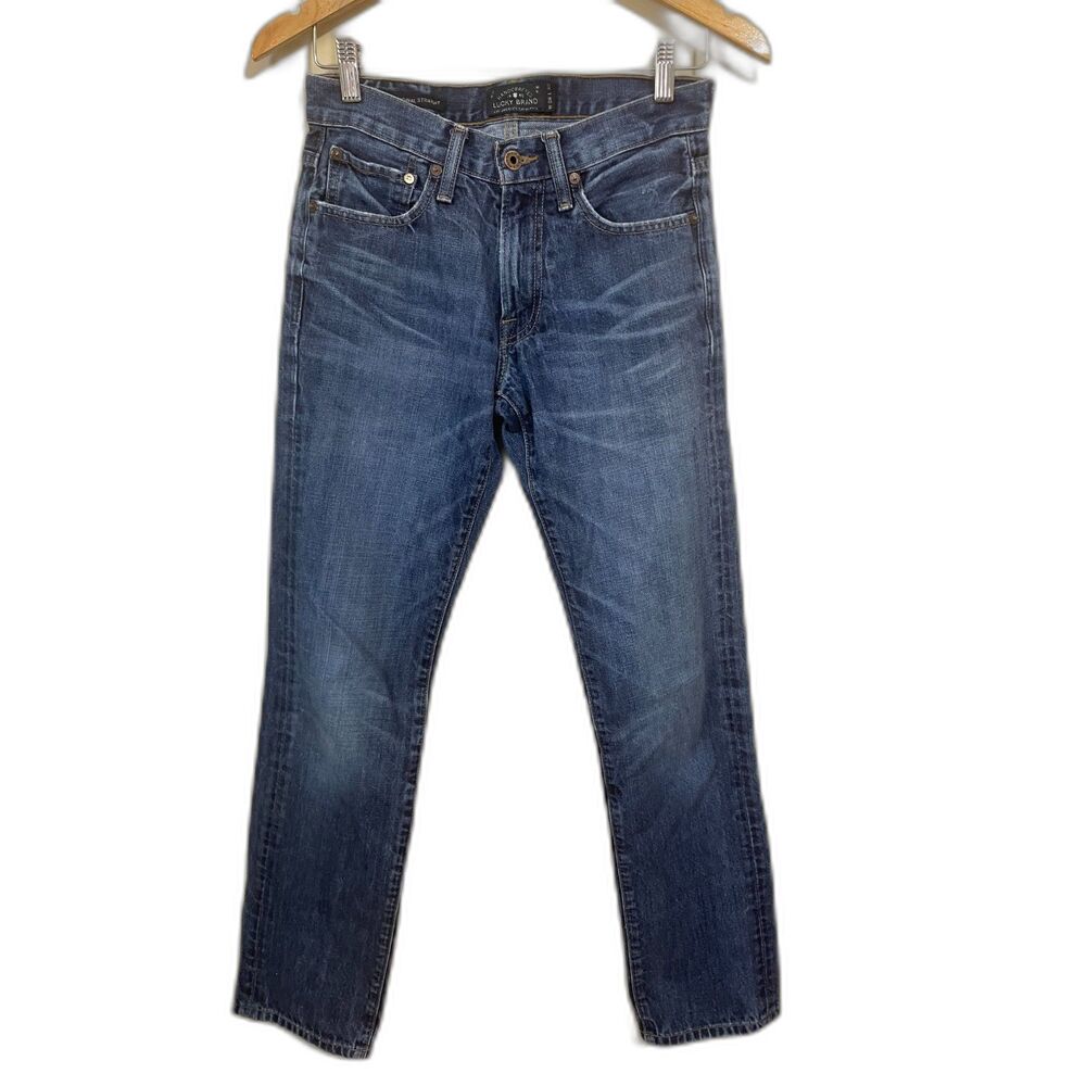 Lucky brand jeans 100% cotton 221 original straight men's waist size 28